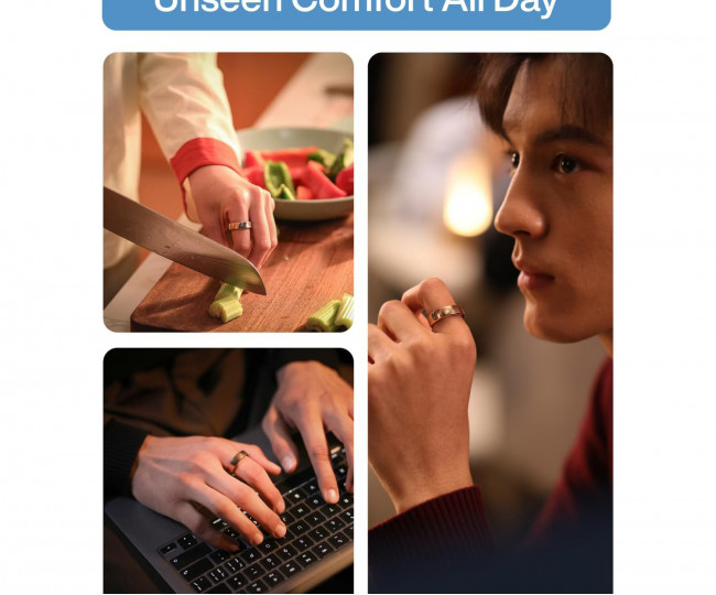 Розумне кільце RingConn Gen 2 Air Galaxy Sliver